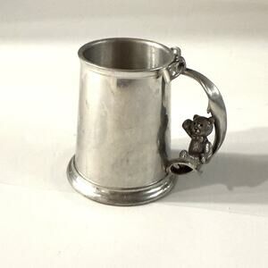 Royal Selangor Classic Teddy Bears Picnic Collection Pewter Christening Mug